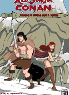 Sonja Vermelha e Conan Uma Jornada de Guerra Amor e Luxuria